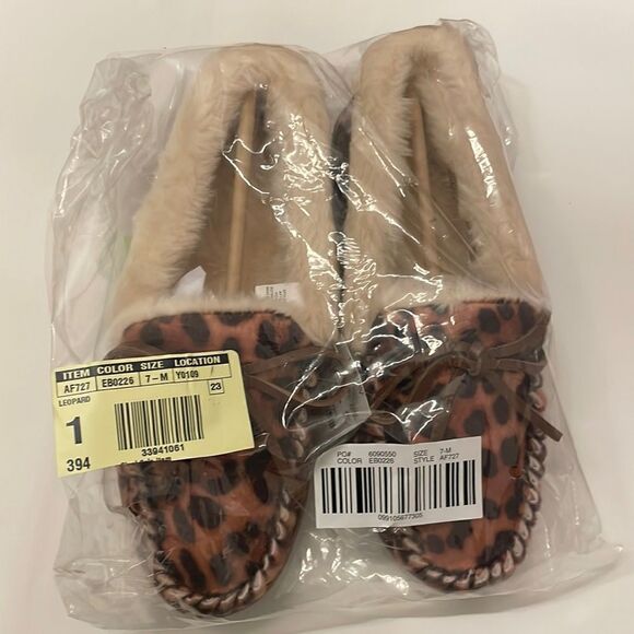 J. CREW CALF HAIR MOTIF LEOPARD MOCCASIN. NEW - Picture 10 of 10